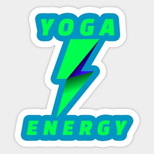 Yoga Energy. Sticker